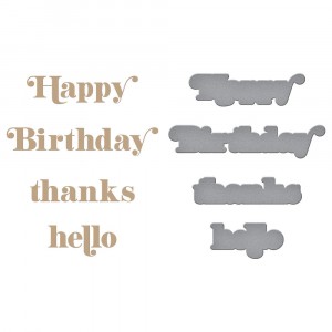 Spellbinders Glimmer Hot Foil Plates - Be Bold Sentiments  & Die