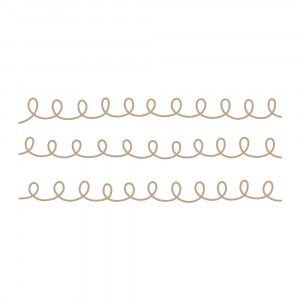 Spellbinders Glimmer Hot Foil Plates - Hand Drawn Loops 