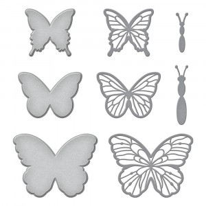 Spellbinders Stanzschablonen - Delicate Butterflies