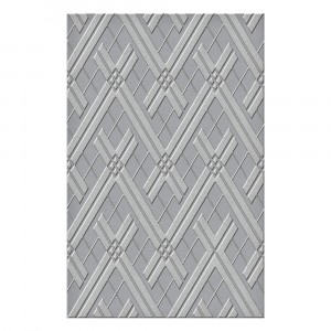 Spellbinders Argyle Socks Embossing Folder GROSS