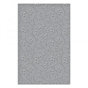 Spellbinders Holly Flourish Embossing Folder GROSS