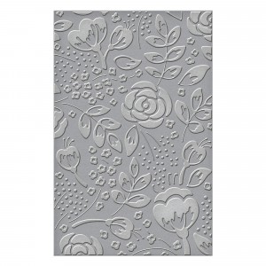 Spellbinders Bold Floral Embossing Folder GROSS