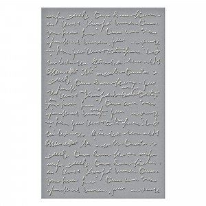 Spellbinders Scribbled Letter Embossing Folder GROSS