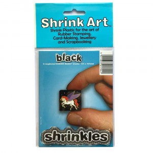 Shrinkles Shrink Plastic Black - Schrumpf-Folie schwarz