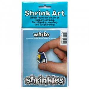 Shrinkles Shrink Plastic White - Schrumpf-Folie weiß