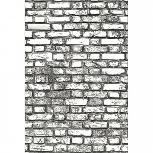 Sizzix 3D Texture Fades Embossing Folder Mini - Brickwork