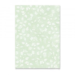 Sizzix 3D Texture Fades Embossing Folder GROSS A5 - Snowberry