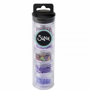 Sizzix Making Essential Pailletten & Perlen - Lavender Dust