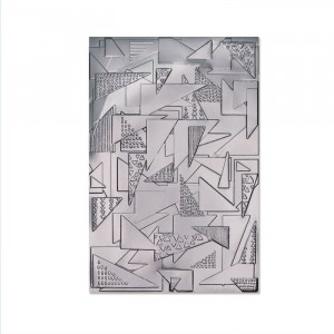 Sizzix 3D Embossing Folder Prägeschablone - Doodle Triangles