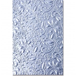 Sizzix 3D Texture Fades Embossing Folder - Lacey