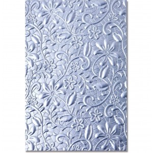 Sizzix 3D Texture Fades Embossing Folder - Lacey