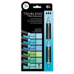 Spectrum Noir TriBlend Markers - Coastal Blends
