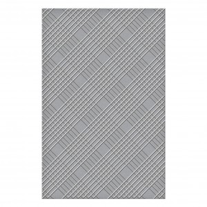 Spellbinders Diamond Plaid Embossing Folder