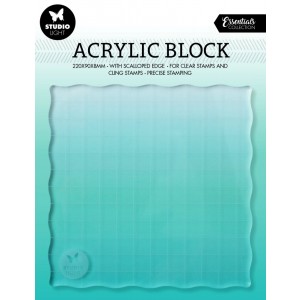 Acrylblock - 120 x 120 mm mit Raster