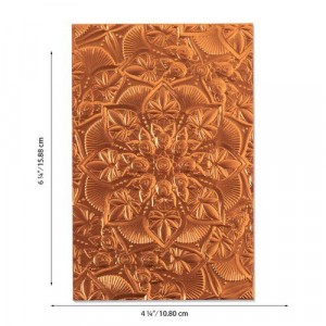 Sizzix 3D Embossing Folder Prägeschablone - Floral Mandala