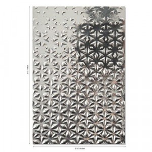 Sizzix 3D Embossing Folder Prägeschablone - Star Fall - 20% RABATT
