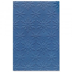 Sizzix Multi-Level Textured Impressions Embossing Folder - Snowflake Sparkle