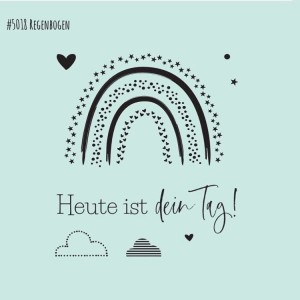 Dini Designs Mini Clear Stamps - Regenbogen