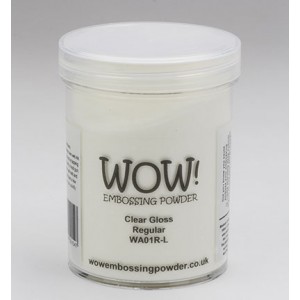 Wow! Embossingpulver - Clear Gloss Regular - Große Dose 160 ml