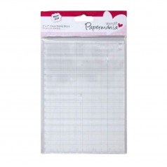 docrafts Papermania Acrylblock - 12,7 x 17,8 cm mit Raster
