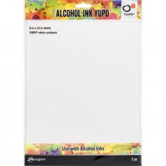 Tim Holtz Alcohol Ink Yupo Paper - White 20,3 x 25,4 cm