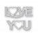 Memory Box Stanzschablone - Love You Gallery Script