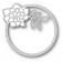 Memory Box Stanzschablone - Dahlia Circle Frame