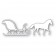 Memory Box Stanzschablone - Horse and Sleigh