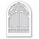 Memory Box Stanzschablone - Fancy Gate Globe