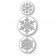 Memory Box Stanzschablone - Starburst Snowflake Discs