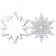 Memory Box Stanzschablone - Gloriette Snowflake Collage