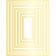 Memory Box Hot Foil Plate - Rectangle Double Border
