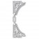 Poppy Stamps Stanzschablone - Art Deco Curve Border