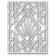 Poppy Stamps Stanzschablone - Stylized Deco Frame