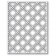 Poppy Stamps Stanzschablone - Double Diamond Lattice Plate