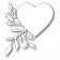 Poppy Stamps Stanzschablone - Leaf Flourish Heart