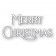 Poppy Stamps Stanzschablone - Merry Christmas Poe Script