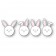 Poppy Stamps Stanzschablone - 2564 Bunny Faces