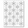 Poppy Stamps Stanzschablone - 2574 Scandinavian Snowflake Plate