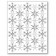 Poppy Stamps Stanzschablone - 2574 Scandinavian Snowflake Plate