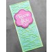 Poppy Stamps Stanzschablone - Thank you Poe Script