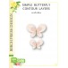 Birch Press Stanzschablone - Simple Butterfly Contour Layers