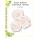 Birch Press Stanzschablone - Rose Bunch Contour Layers