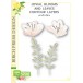 Birch Press Stanzschablone - Jovial Blooms and Leaves Contour Layers