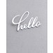 Birch Press Stanzschablone - 57546 Hello Scripted