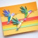 Birch Press Stanzschablone - 57579 Block Print Hummingbird