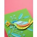 Birch Press Stanzschablone - 57584 Block Print Bright Bird