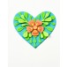 Birch Press Stanzschablone - 57589 Block Print Garden Heart