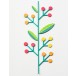 Birch Press Stanzschablone - 57599 Block Print Stems and Berries