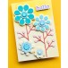 Birch Press Stanzschablone - 57605 Block Print Star Flowers